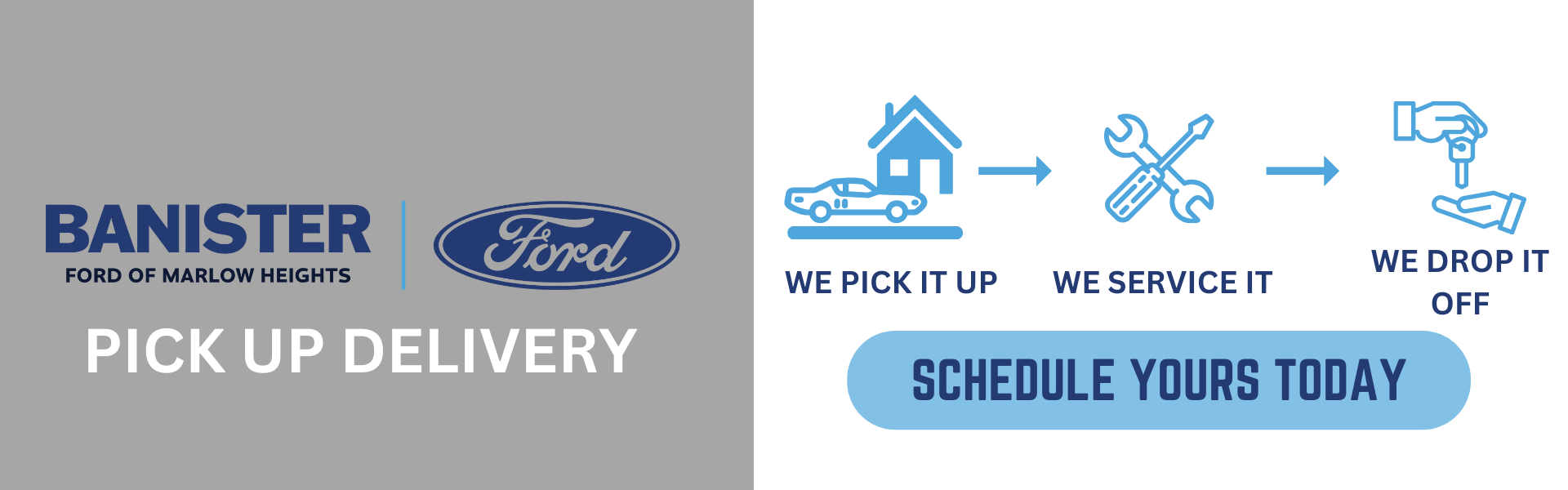Schedule Pickup Delivery Service at Banister Ford