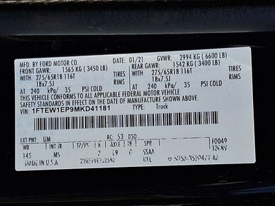 2021 Ford F-150 XLT