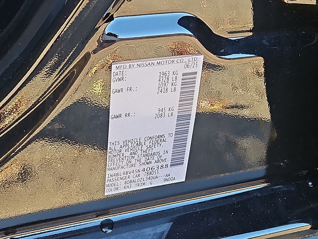 2025 Nissan Altima S