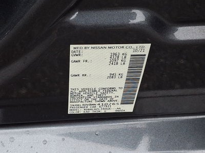 2021 Nissan Altima 2.5 SV