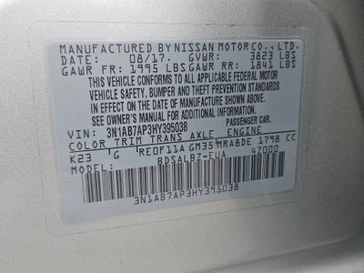 2017 Nissan Sentra S