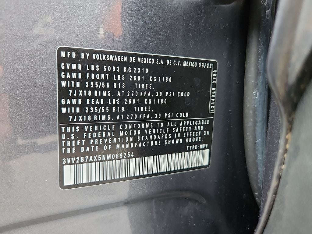 2022 Volkswagen Tiguan SE