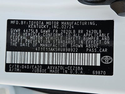 2024 Toyota Camry SE