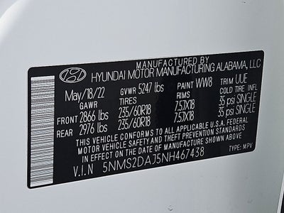 2022 Hyundai Santa Fe SEL