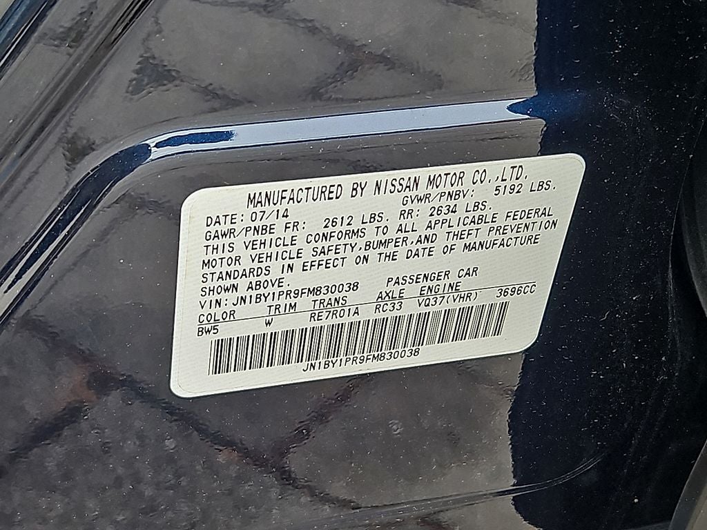 2015 INFINITI Q70L 3.7X (A7)