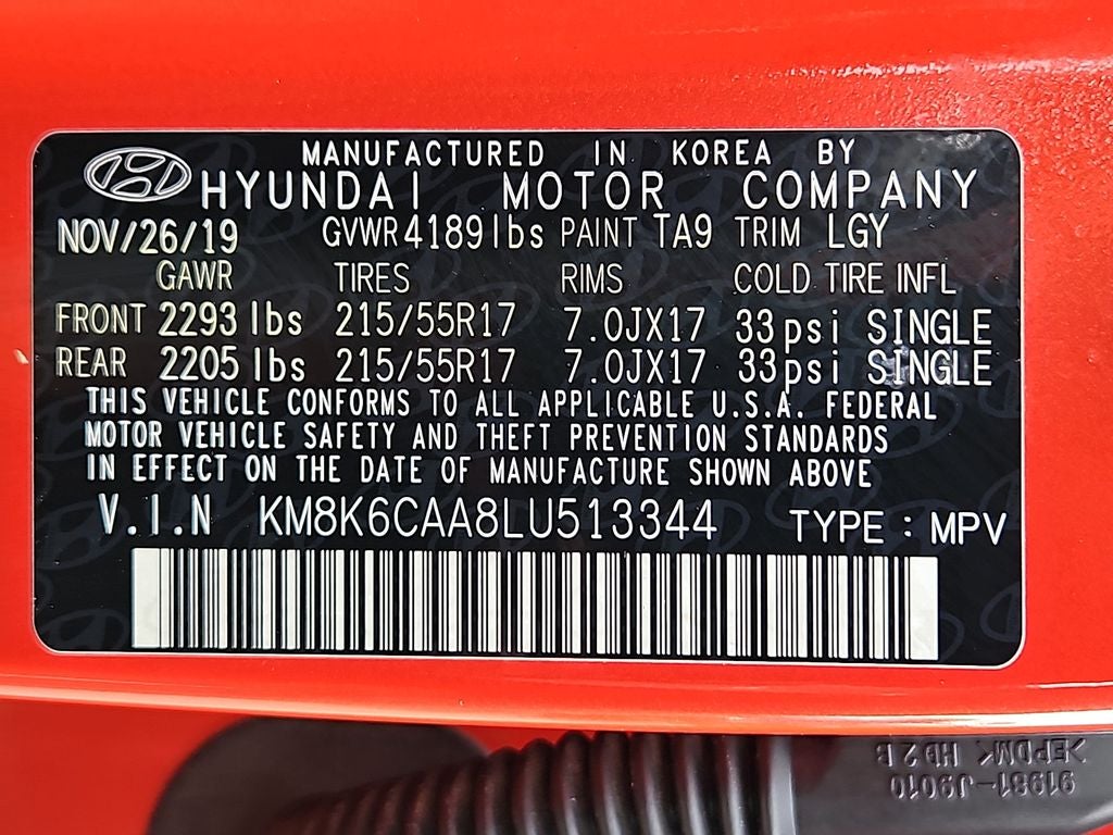 2020 Hyundai Kona SEL Plus