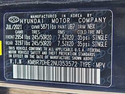 2022 Hyundai Palisade Calligraphy
