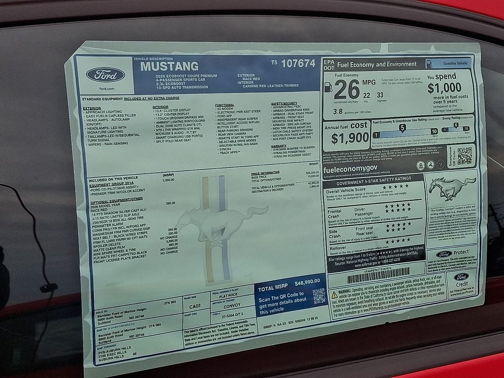 2026 Ford Mustang EcoBoost Premium