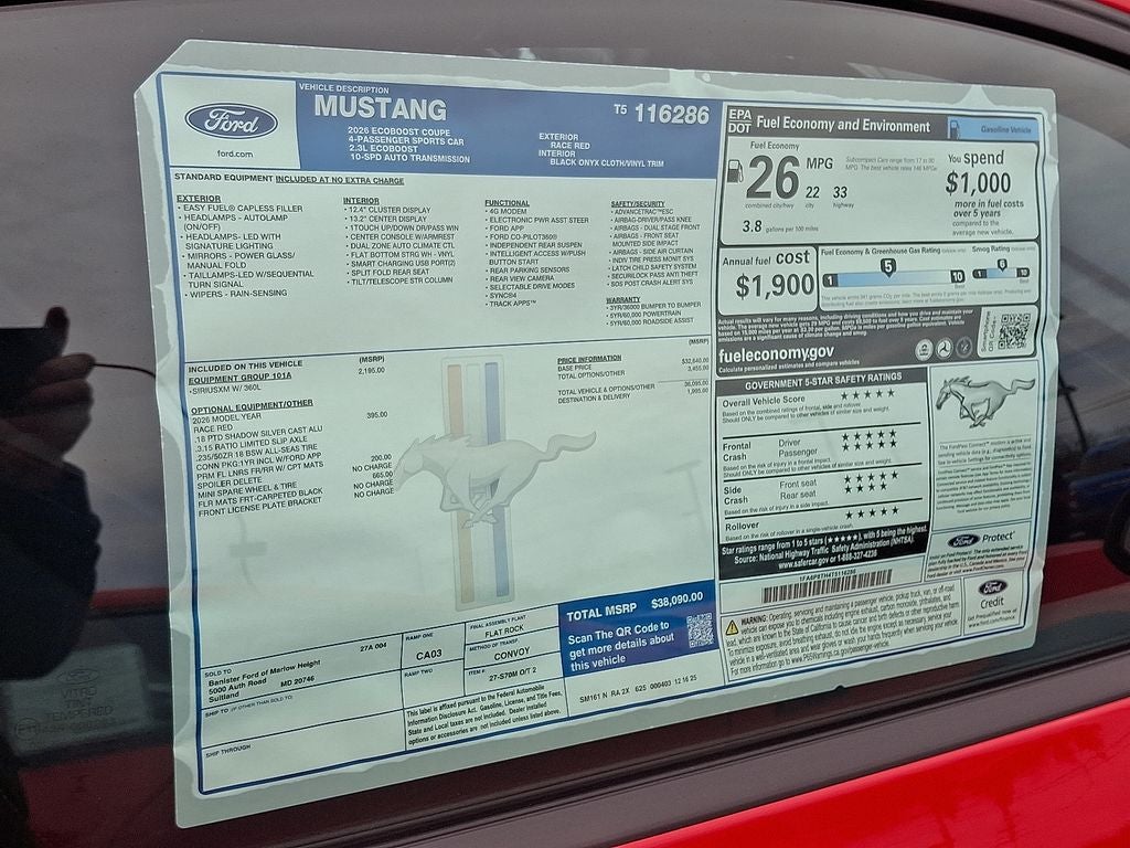 2026 Ford Mustang EcoBoost