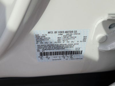 2026 Ford Explorer Active w/200A Pkg