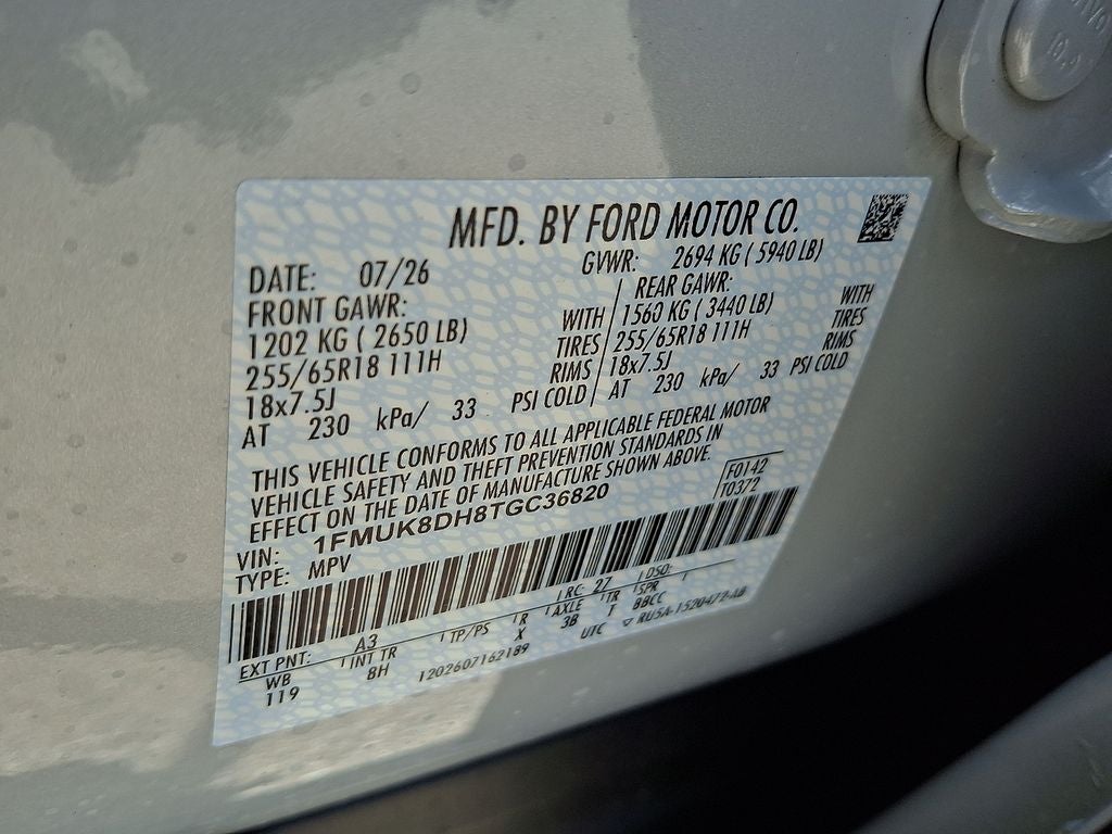 2026 Ford Explorer Active w/200A Pkg
