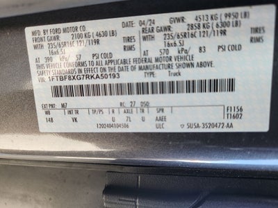 2024 Ford Transit Van Base w/9,950 lb. GVWR