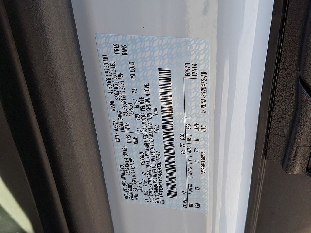 2025 Ford Transit Van Base