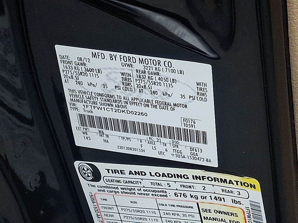 2013 Ford F-150 Lariat