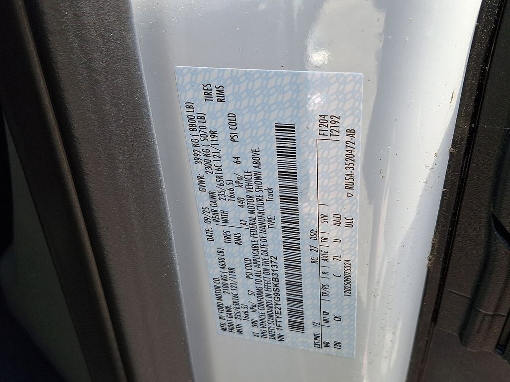 2025 Ford Transit Van Base