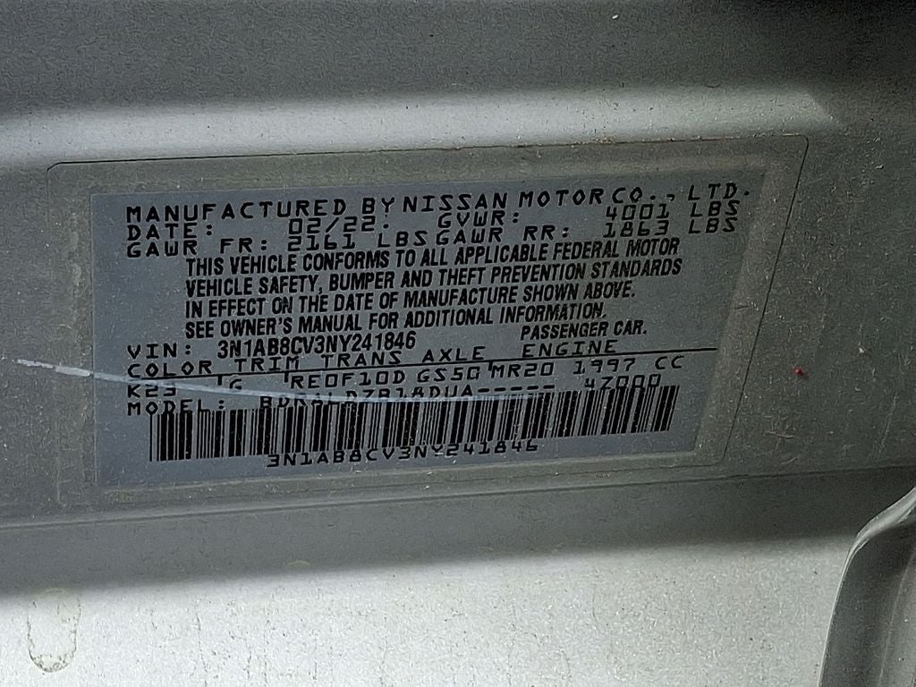 2022 Nissan Sentra SV