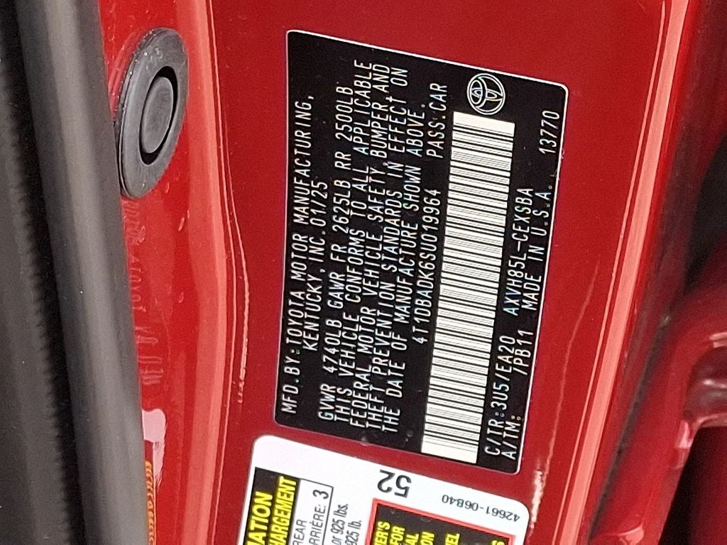 2025 Toyota Camry Hybrid SE