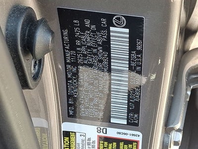 2021 Lexus ES 350 Base