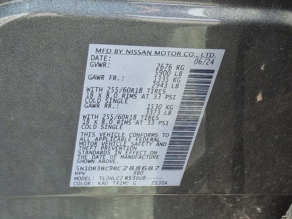 2024 Nissan Pathfinder SV