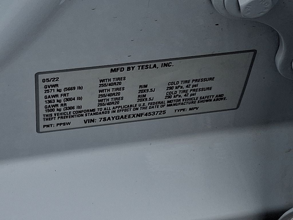 2022 Tesla Model Y Long Range