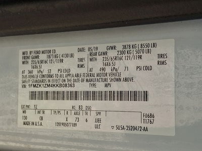 2019 Ford Transit Wagon XL