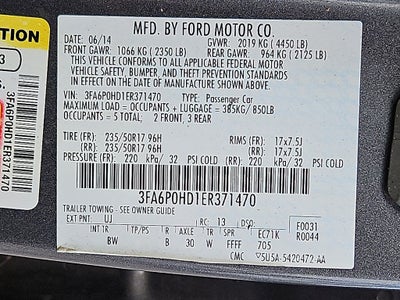2014 Ford Fusion SE