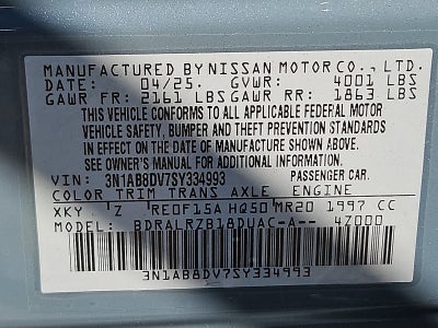 2025 Nissan Sentra SR