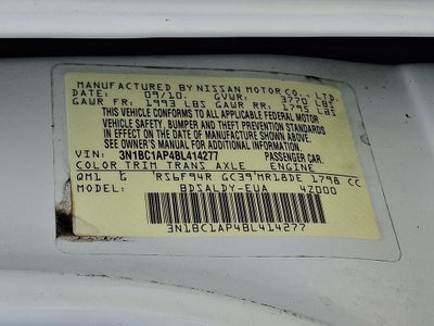 2011 Nissan Versa 1.8 S