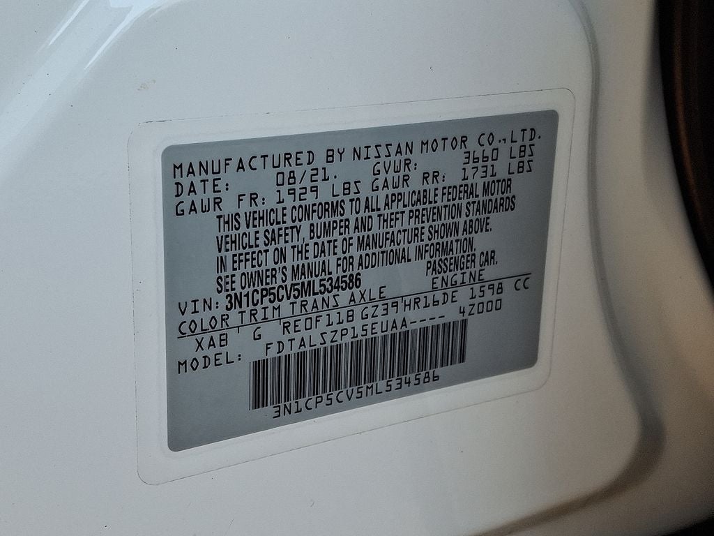 2021 Nissan Kicks SV