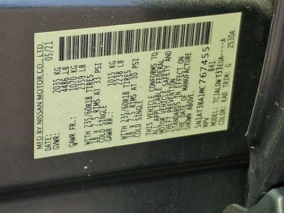 2021 Nissan Rogue SV