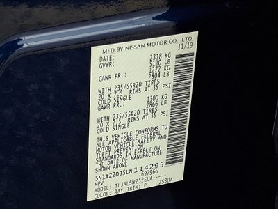 2020 Nissan Murano Platinum