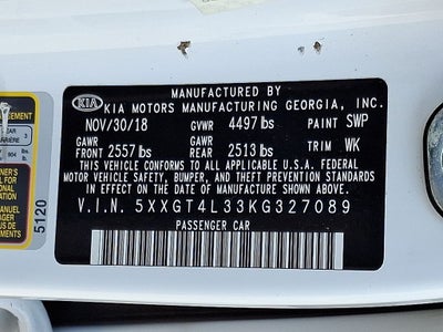 2019 Kia Optima LX