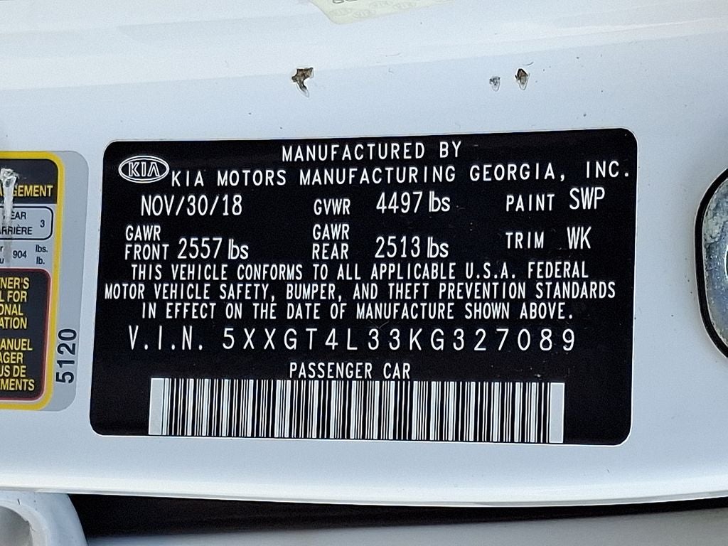 2019 Kia Optima LX