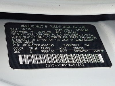 2020 Nissan Rogue Sport S