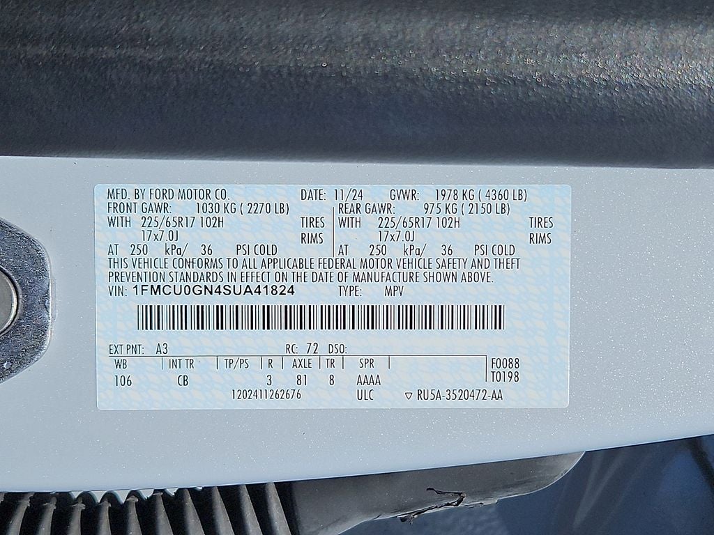 2025 Ford Escape Active