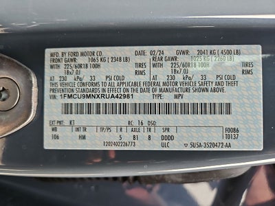2024 Ford Escape ST-Line