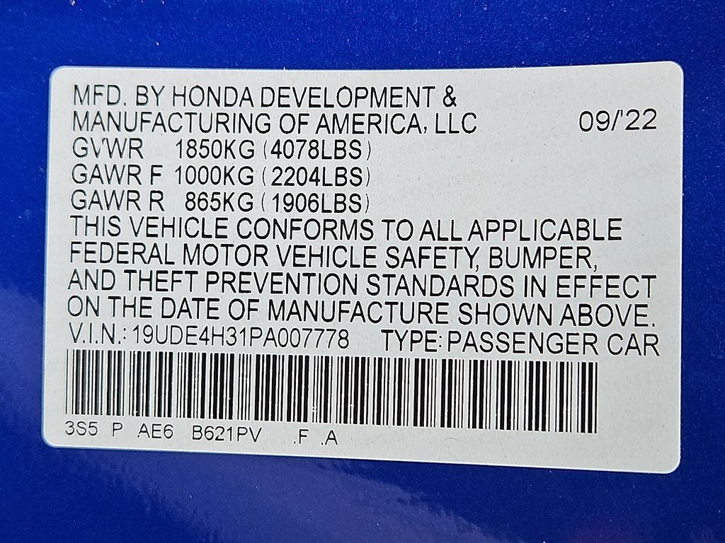 2023 Acura Integra w/A-Spec Package