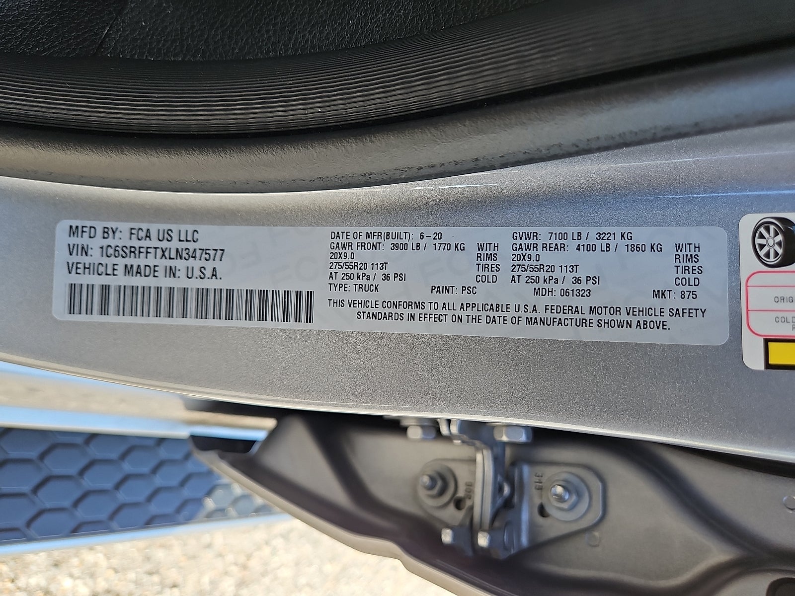 2020 RAM 1500 Big Horn