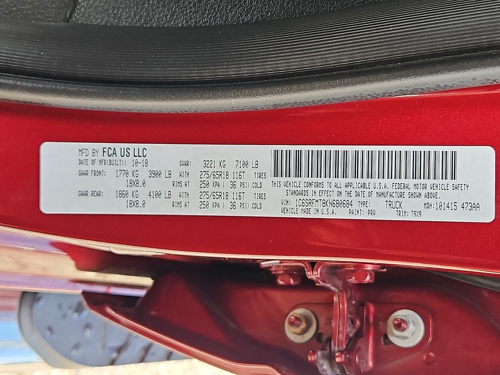 2019 RAM 1500 Big Horn/Lone Star