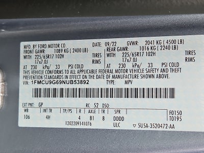 2022 Ford Escape SE