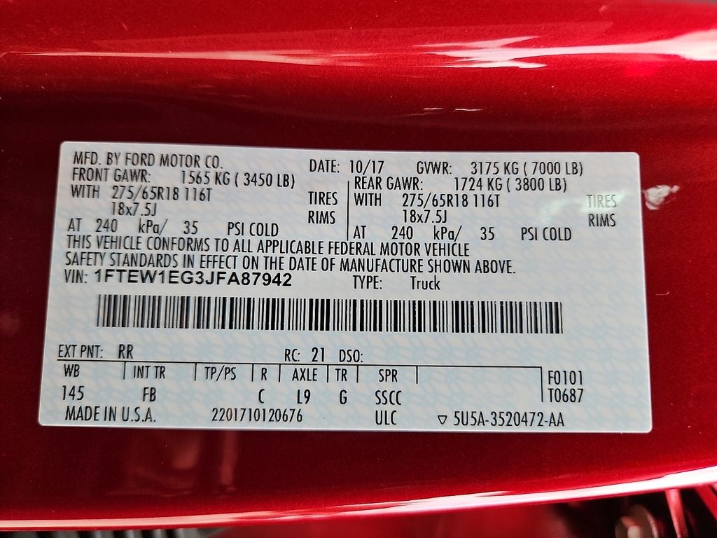 2018 Ford F-150 XLT