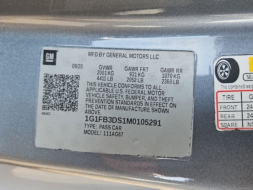 2021 Chevrolet Camaro 1LT