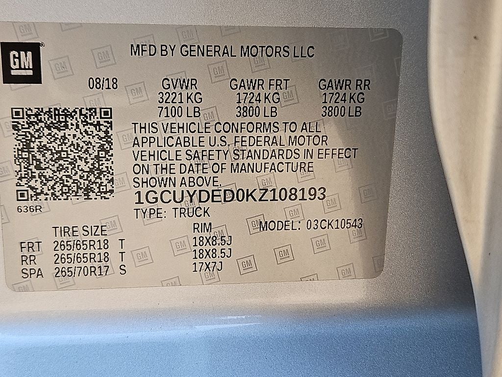 2019 Chevrolet Silverado LT