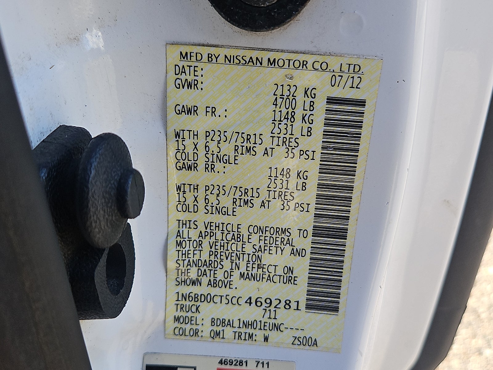 2012 Nissan Frontier S