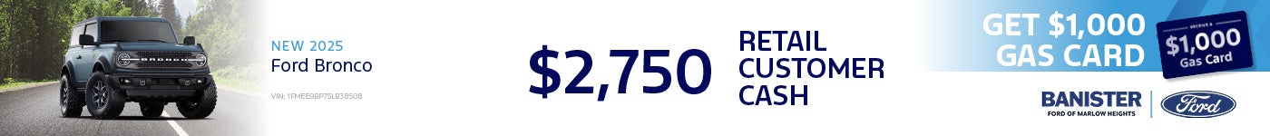New 2025 Ford Bronco