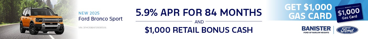 New 2025 Ford Bronco Sport