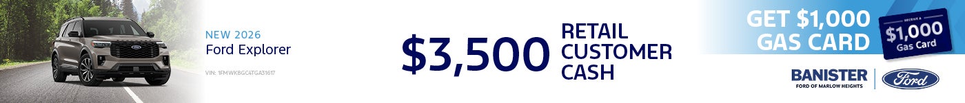 New 2026 Ford Explorer