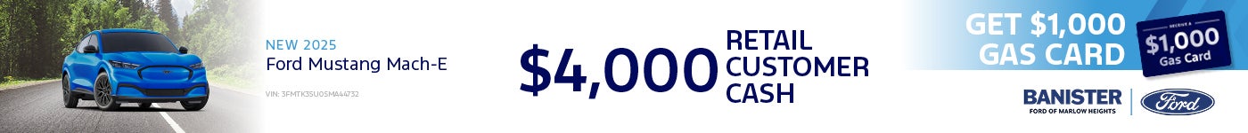 New 2025 Ford Mustang Mach-E